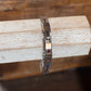 Vintage-Inspired Multi-Color Rhinestone Triple-Chain Bracelet