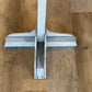 44.5" Vintage Gray Wooden Podium Stand – Slanted Display Lectern