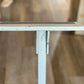 44.5" Vintage Gray Wooden Podium Stand – Slanted Display Lectern