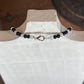 Artisanal Earth-Tone Statement Necklace with Matrix Pendant The Mustard Seed Collection, The Seed