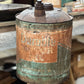 Vintage "Durable" Brand 5-Gallon Green Industrial Oil &amp; Gas Can