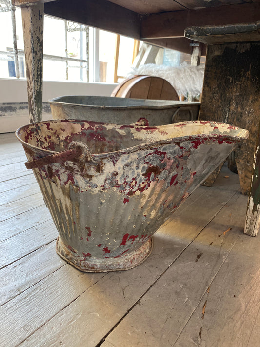 Vintage Coal Bucket/Flower Pail