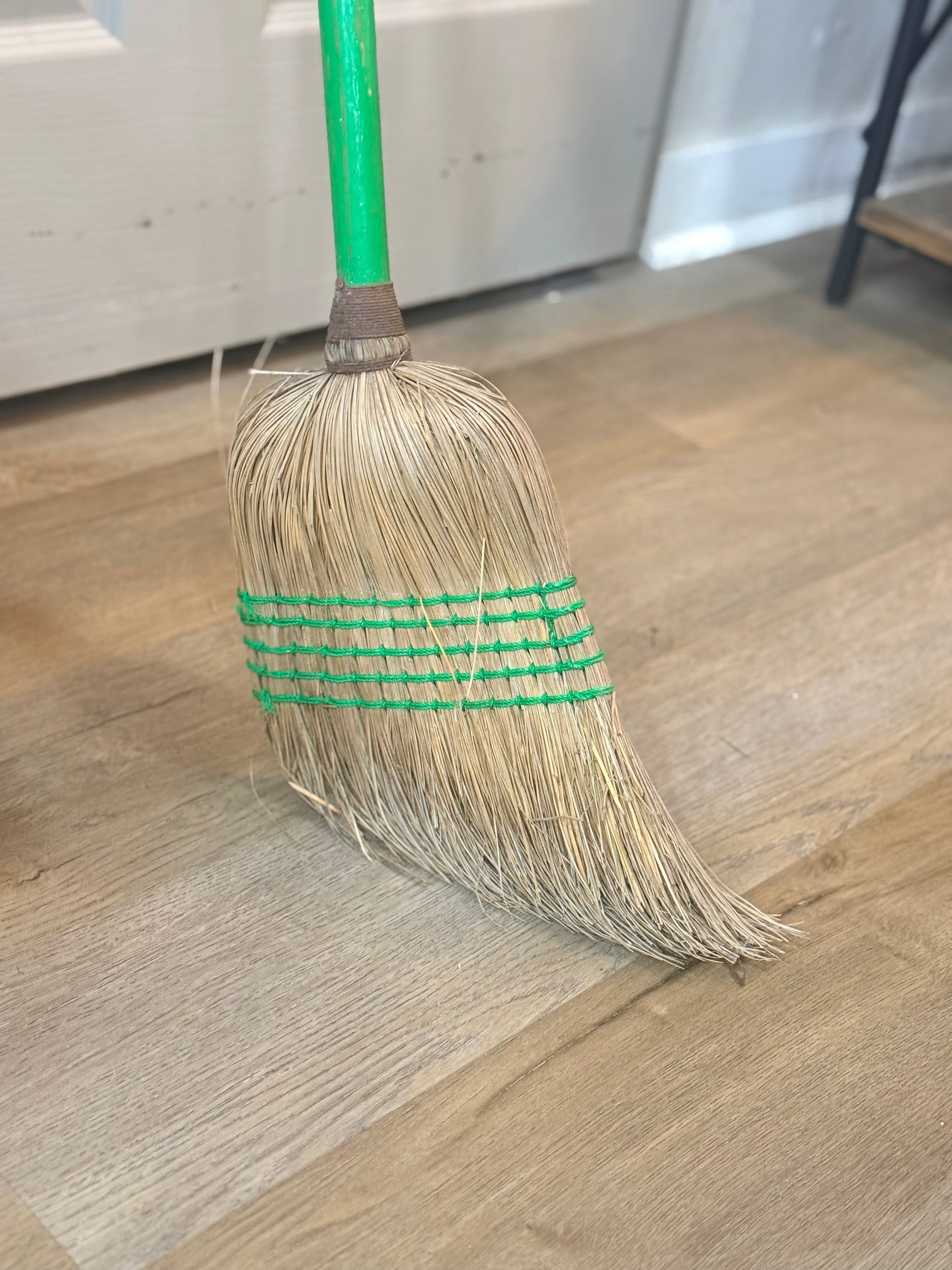 49" Green Handled Broom
