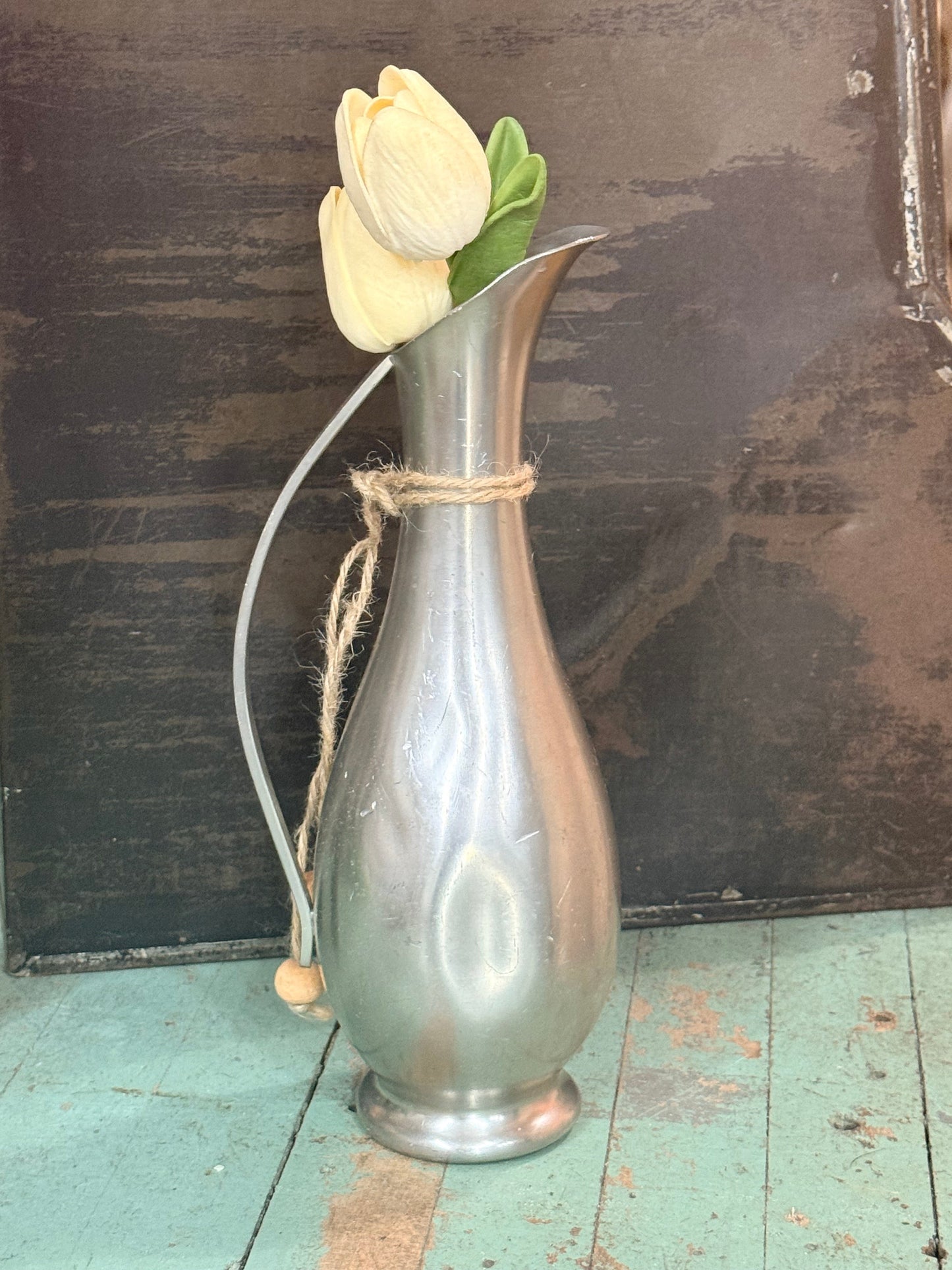 10" Pewter Royal Holland Daalderop Vase