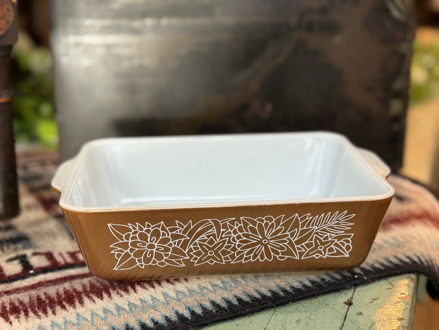 Woodland Brown Pyrex
