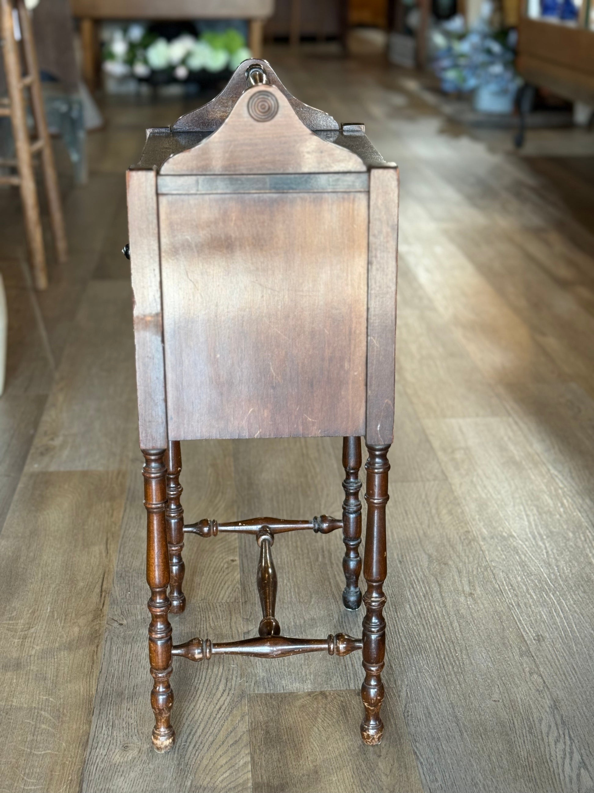 Antique Wooden Smoking Stand