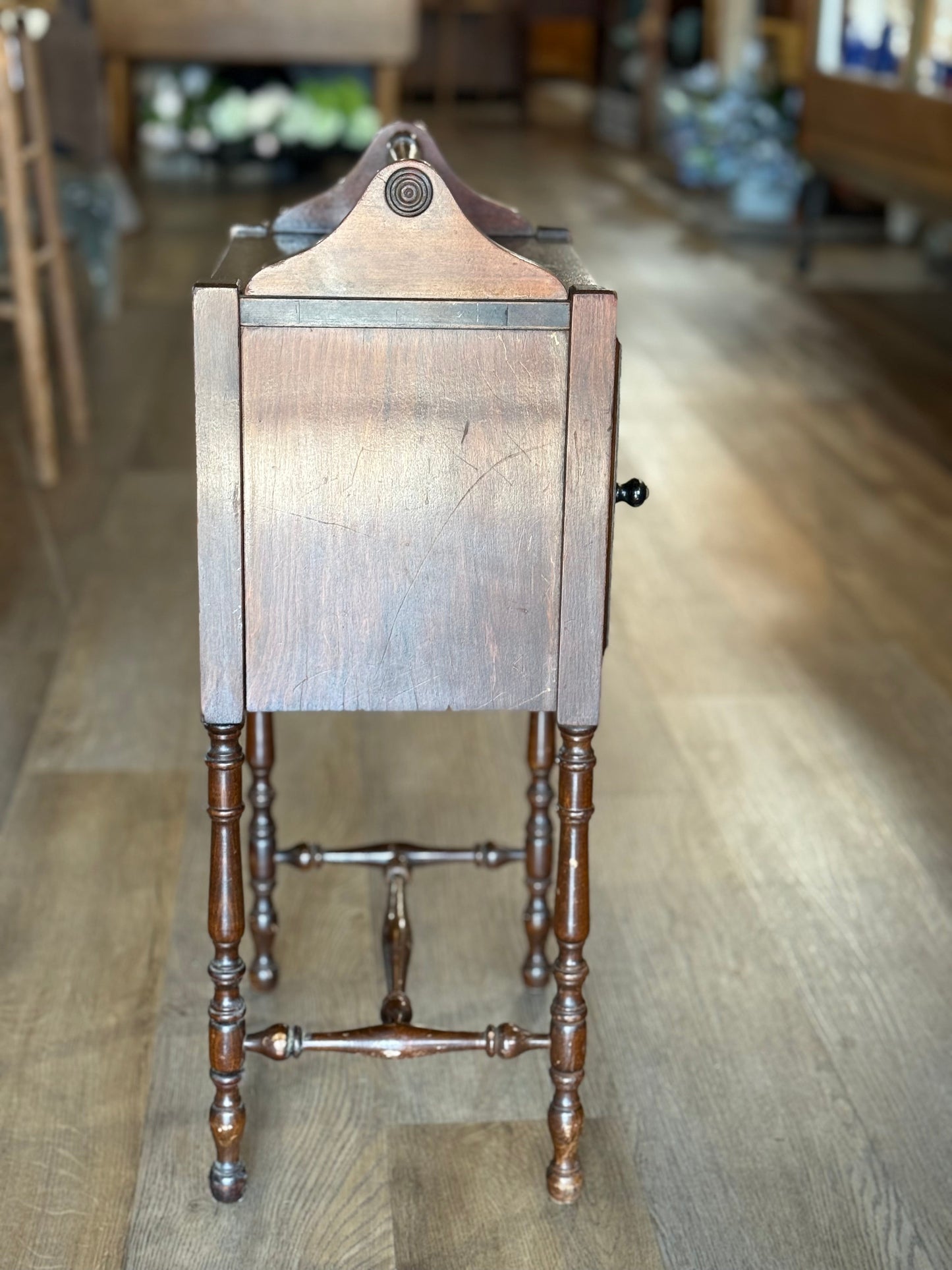 Antique Wooden Smoking Stand