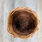 Vintage Tall Wicker Basket – 25-Inch Honey Brown The Mustard Seed Collection