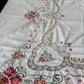 Cross Stitch & Lace Tablecloth