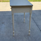 Vintage Cream Vanity or Desk with one Drawer