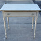 Vintage Cream Vanity or Desk with one Drawer