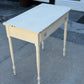 Vintage Cream Vanity or Desk with one Drawer