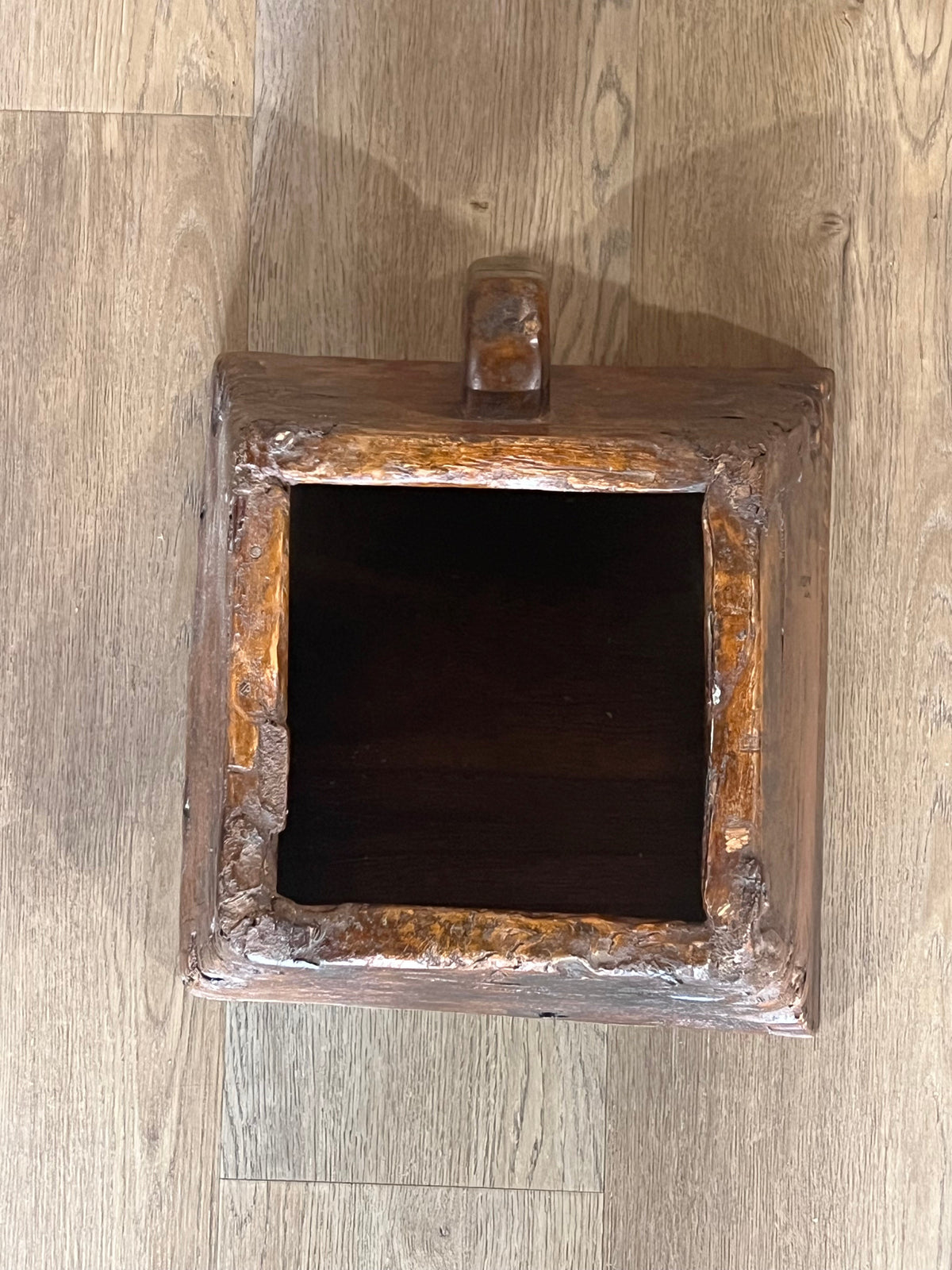 Antique Wooden Grain Measure ("Dou") – Rustic Farmhouse Decor The Mustard Seed Collection, The Seed
