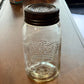 Vintage Canadian Crown Glass Fruit Jar with Glass Lid – c. 1930s–40s The Mustard Seed Collection, The Seed