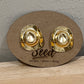 Gold Filled Cowgirl Hat Earrings