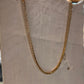 Gold Filled Rhinestone Necklace 14"