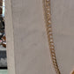 Gold Filled Rhinestone Necklace 14"