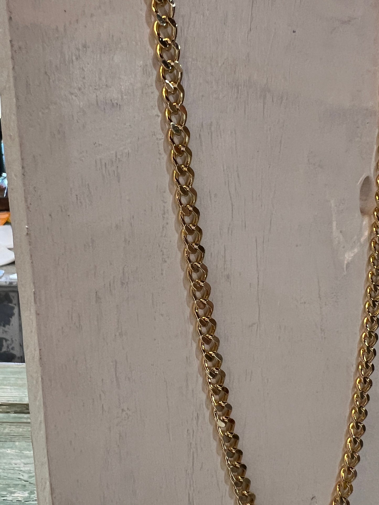 Gold Filled Figaro Necklace 19"