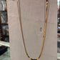Gold Filled Flat Herringbone Necklace 17"