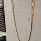 Gold Filled Flat Herringbone Necklace 17"