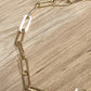 Gold Filled Paperclip Bracelet 7"-8"