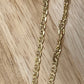 Gold Filled Figaro Small Links Bracelet 7"