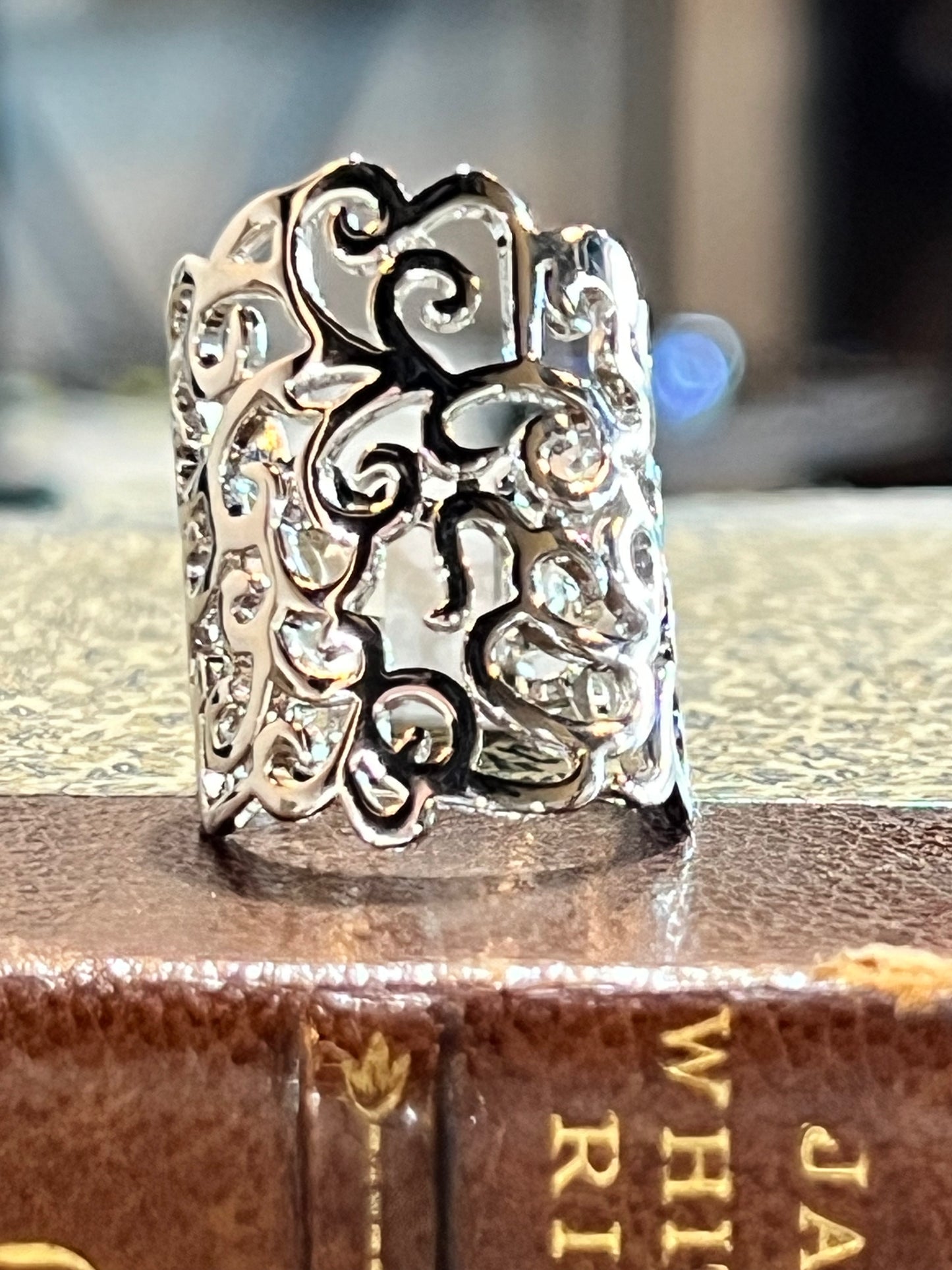 Tarnish Free Rings Sz 7 Scroll