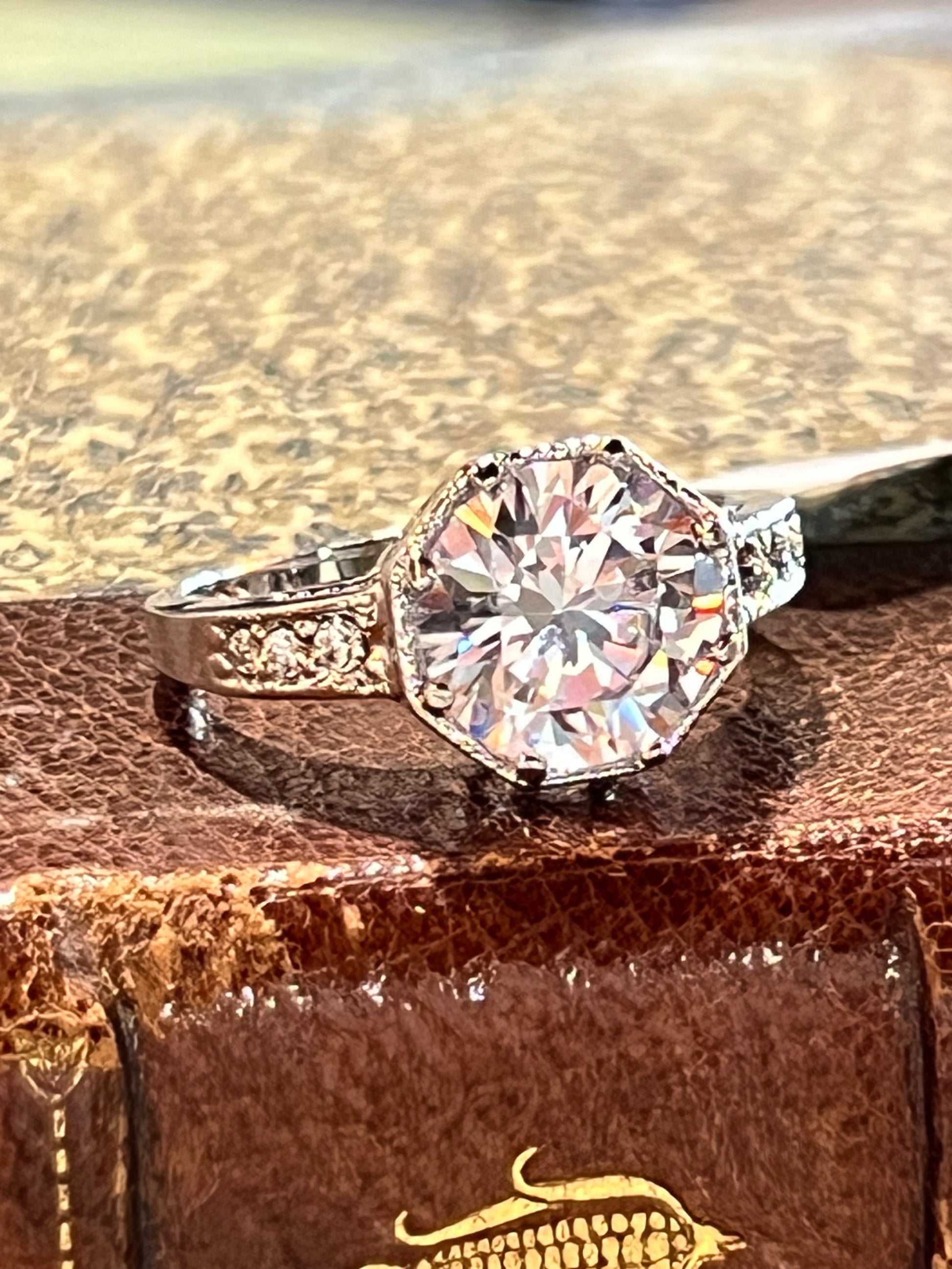 Tarnish Free Rings Sz 9 OctoganCZ