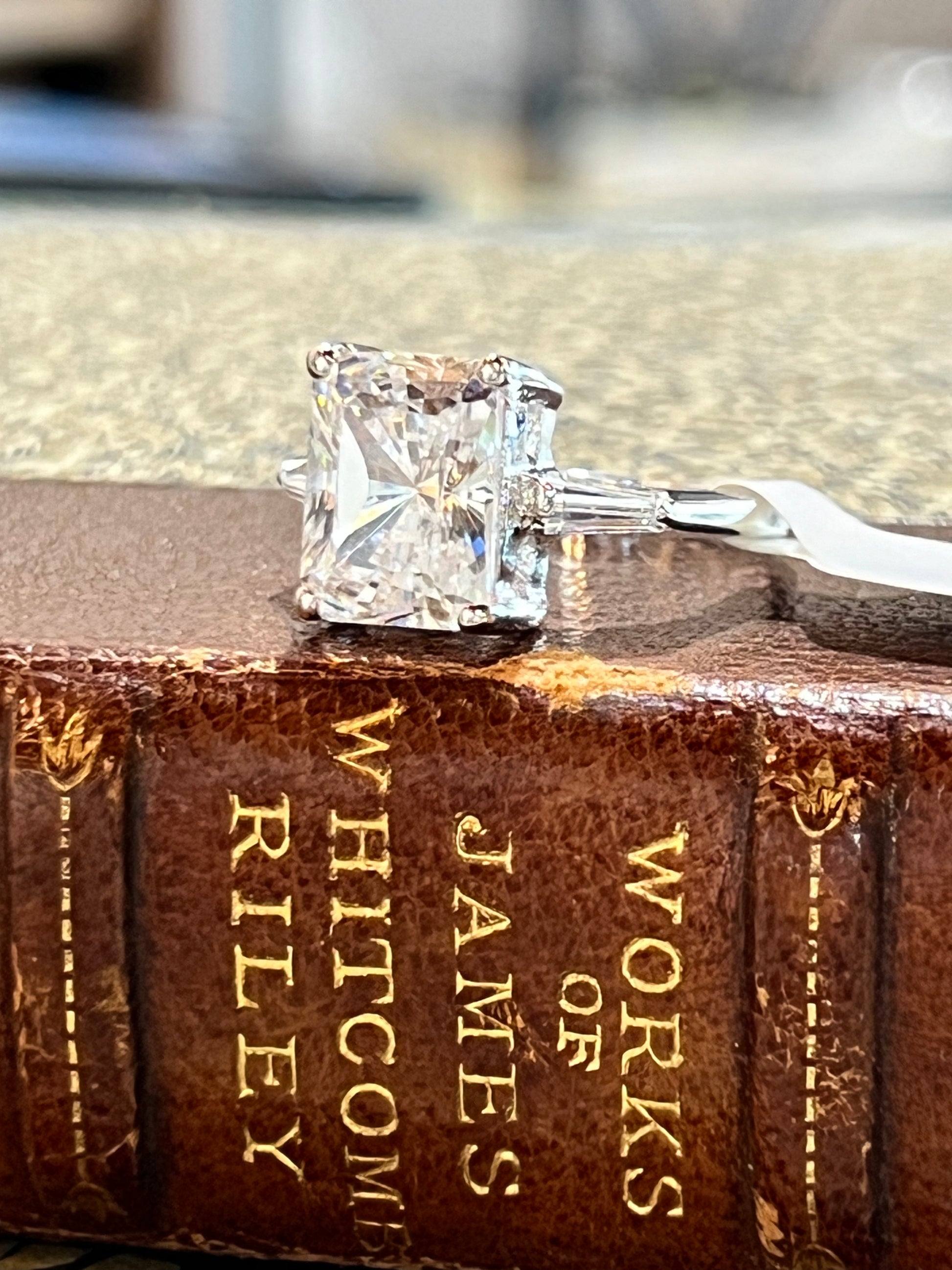 Tarnish Free Rings Sz 7 EmeraldCutCZ