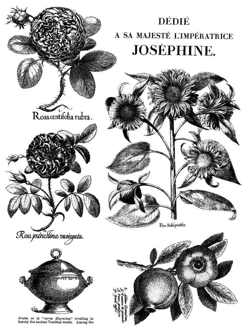 Melange IOD Paint Inlay 12x16 PadЄ