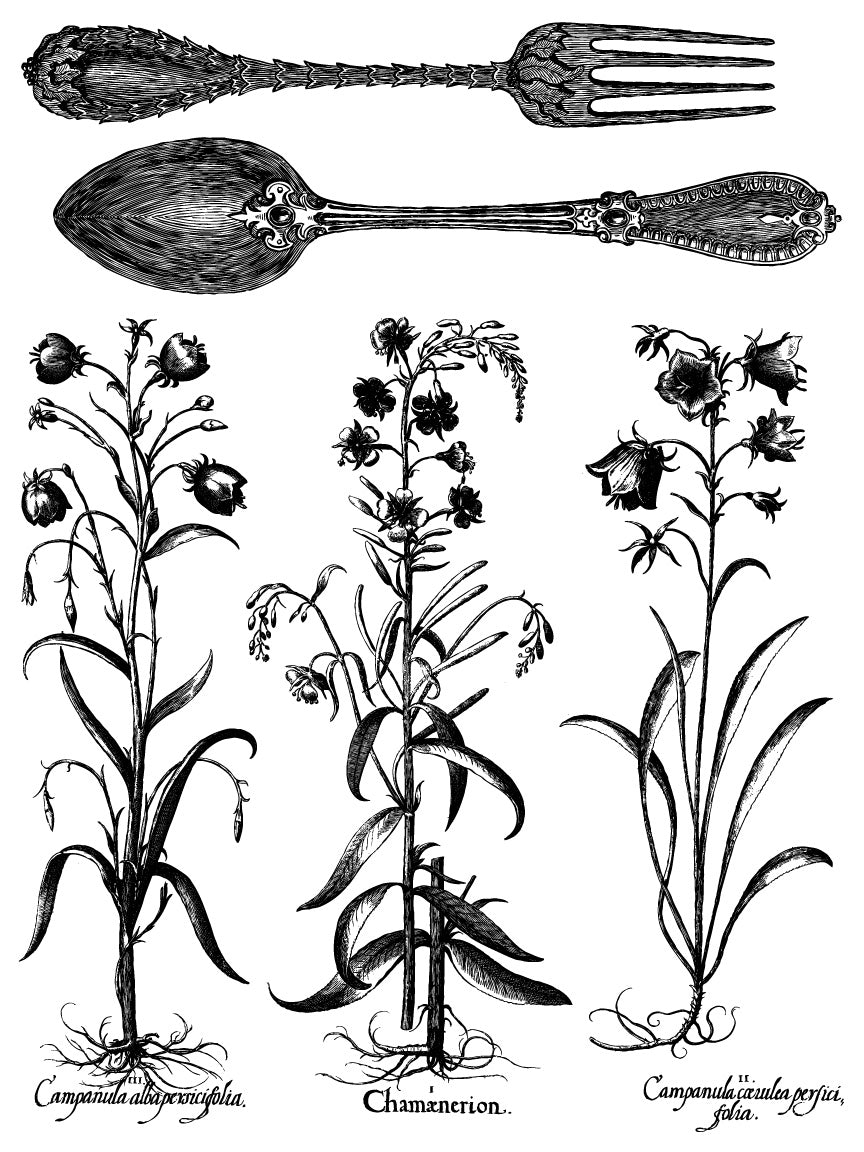 Melange IOD Paint Inlay 12x16 PadЄ