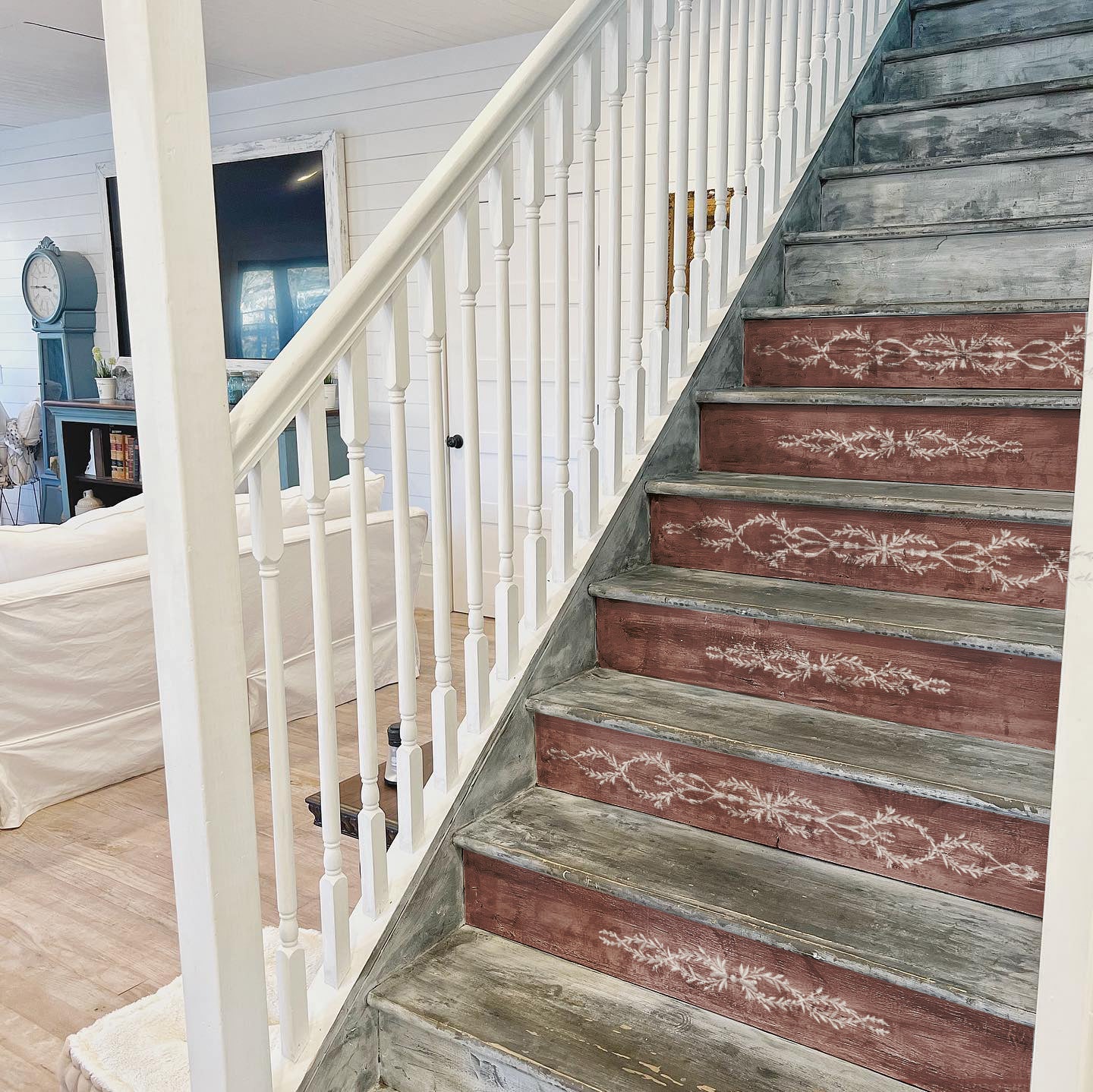 Trompe lХoeil laurel IOD Paint Inlay 12x16 PadЄ