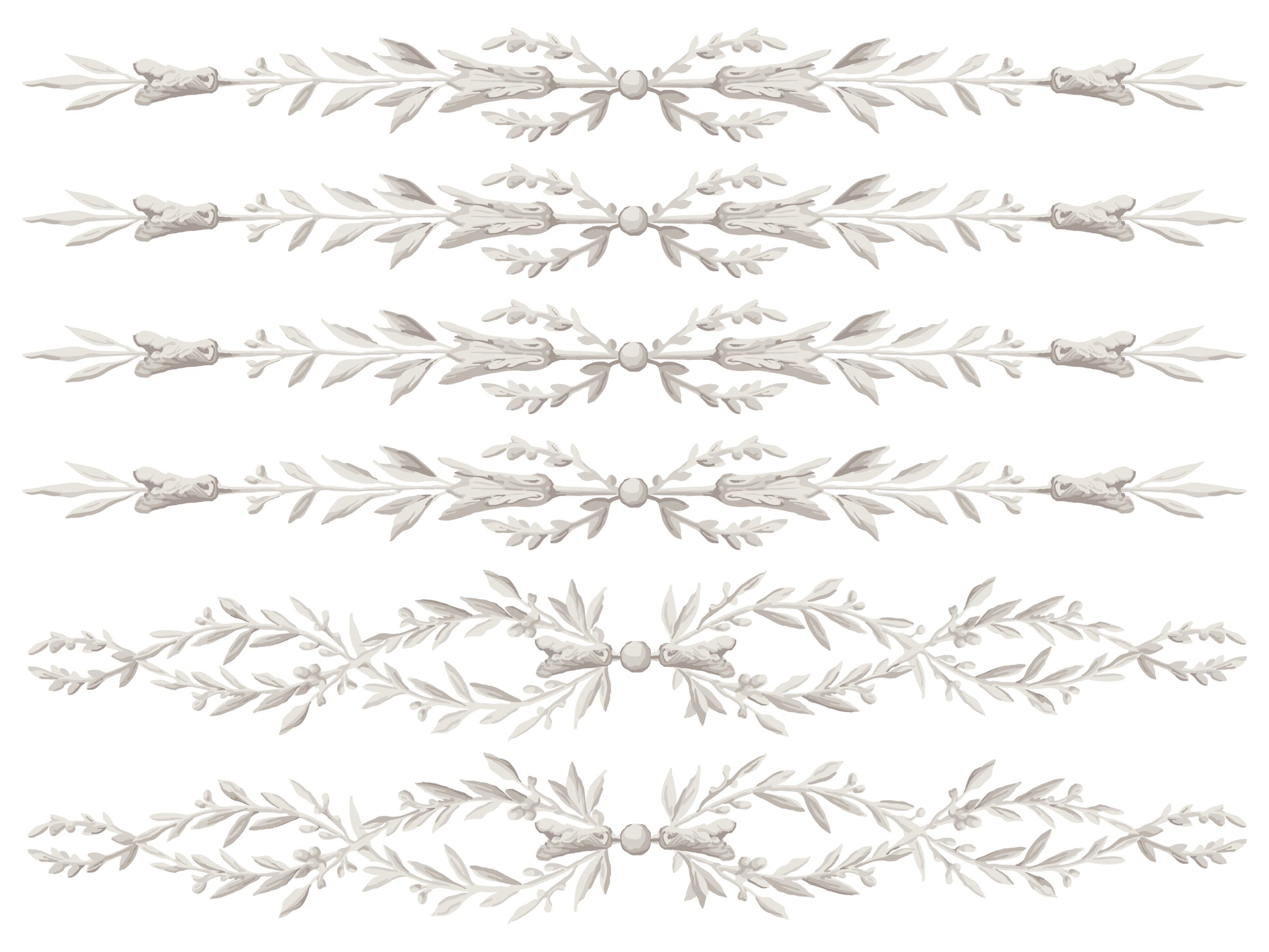 Trompe lХoeil laurel IOD Paint Inlay 12x16 PadЄ