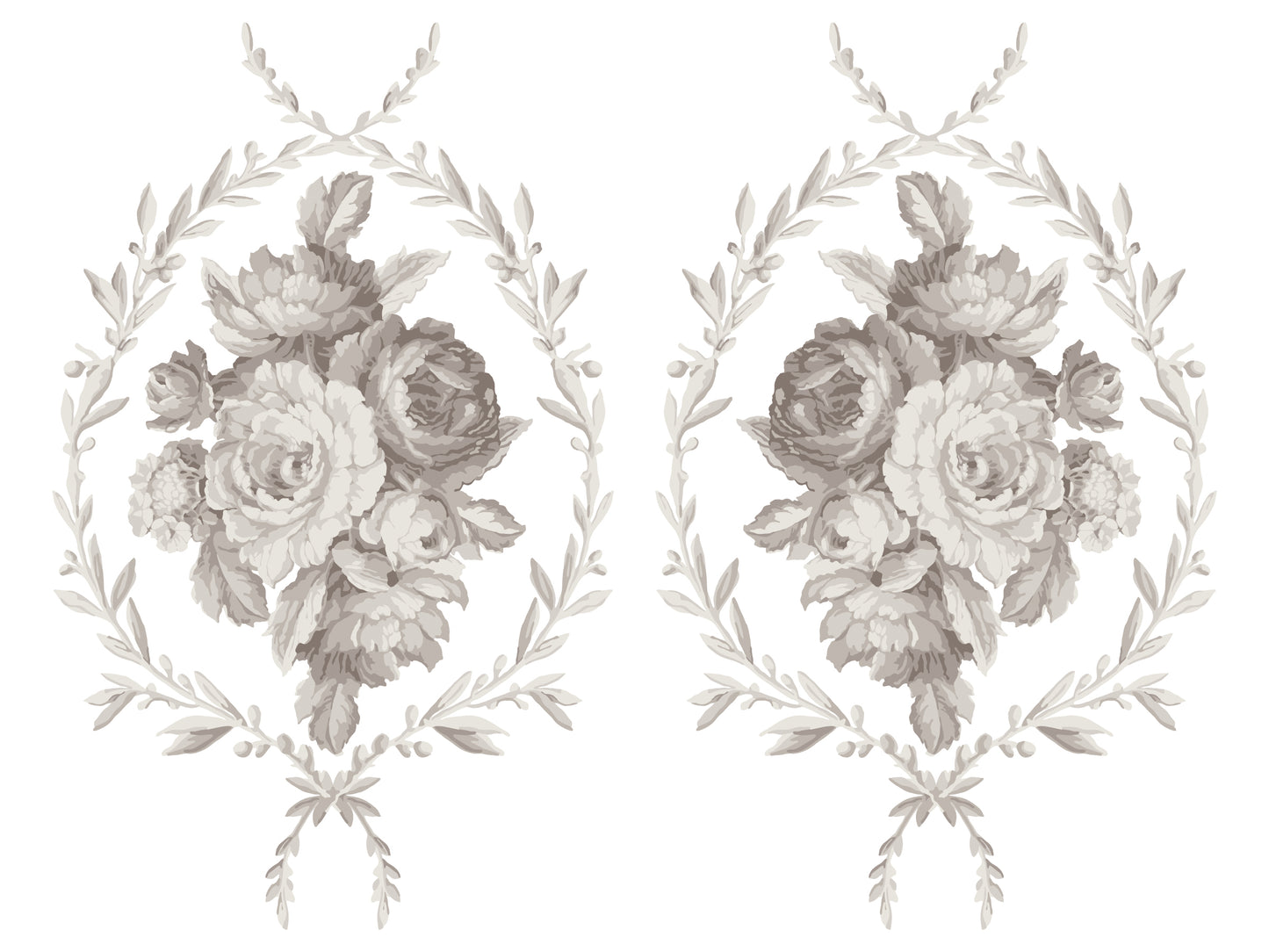 Trompe lХoeil laurel IOD Paint Inlay 12x16 PadЄ