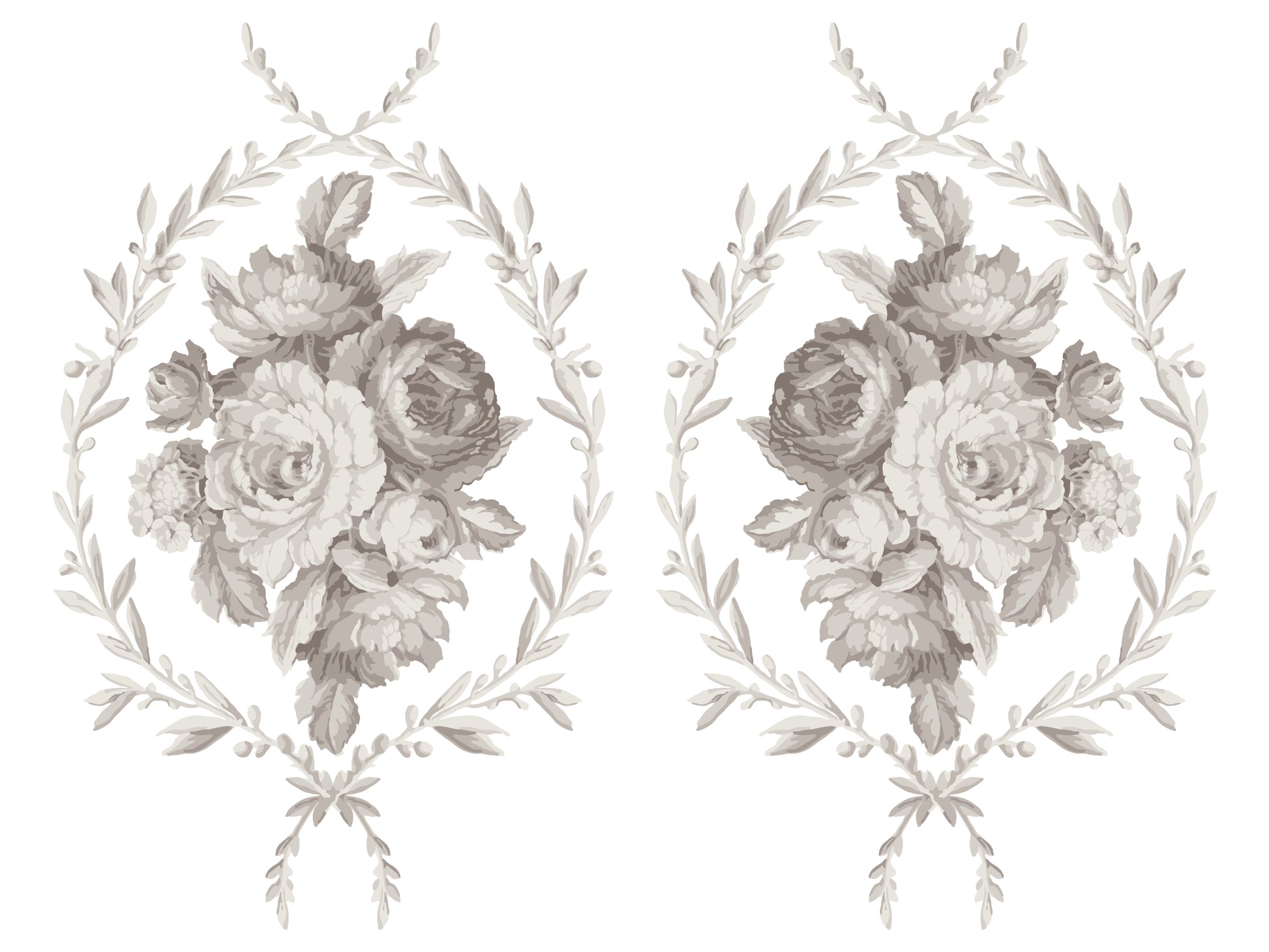 Trompe lХoeil laurel IOD Paint Inlay 12x16 PadЄ