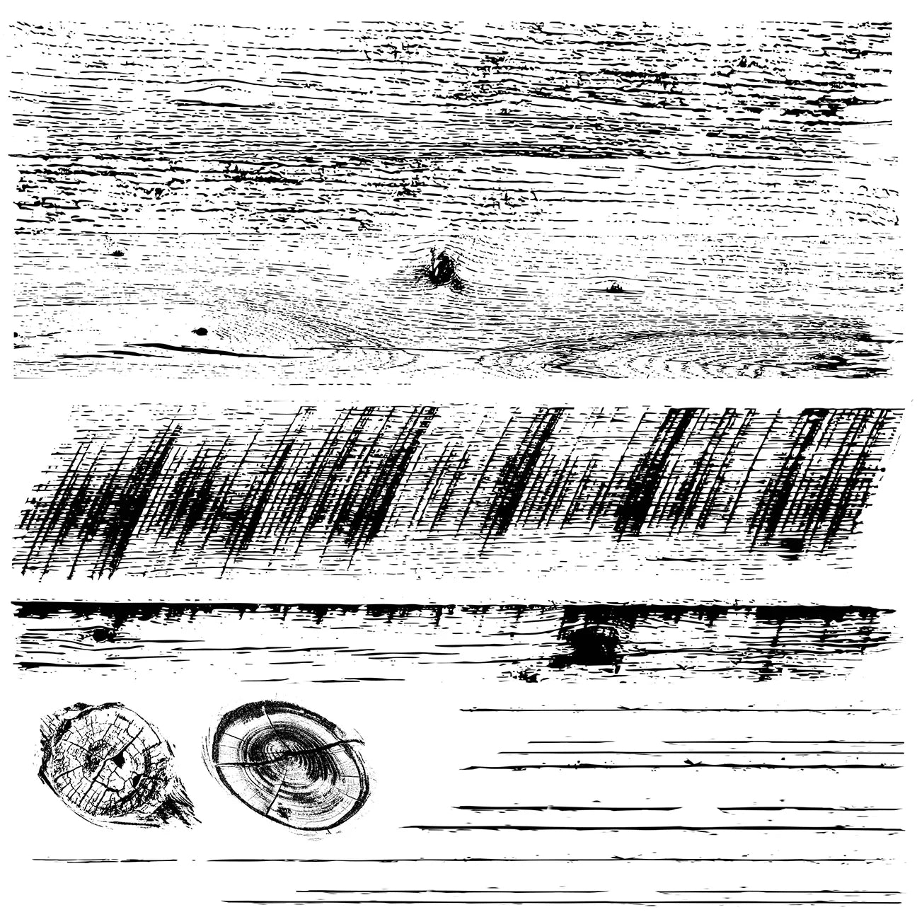 Barnwood Planks 12x12 Decor Stamp