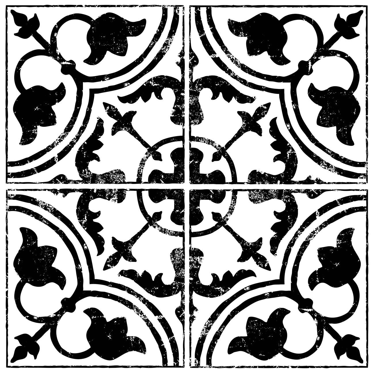 Cubano Field Tile 12x12 Decor Stamp