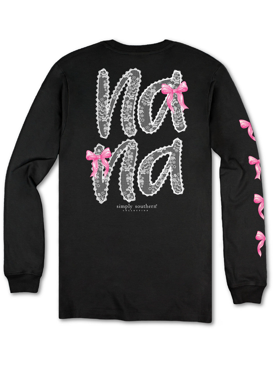 Nana Simply Southern Black Long Sleeve