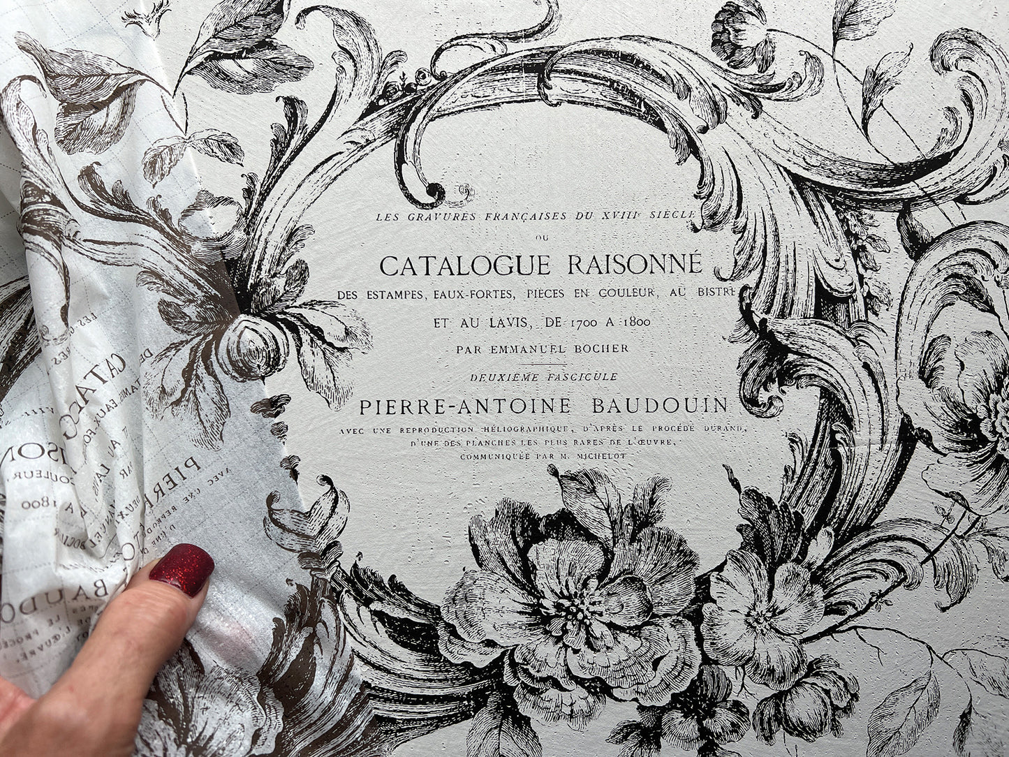 Melange IOD Paint Inlay 12x16 PadЄ