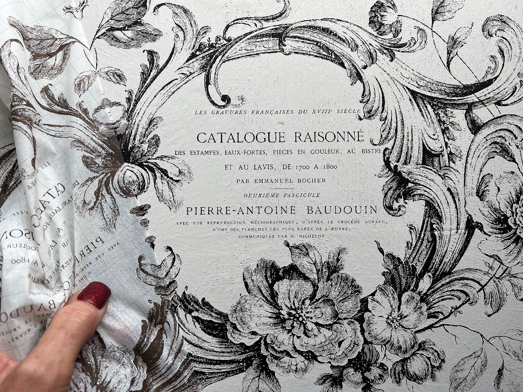 Melange IOD Paint Inlay 12x16 PadЄ