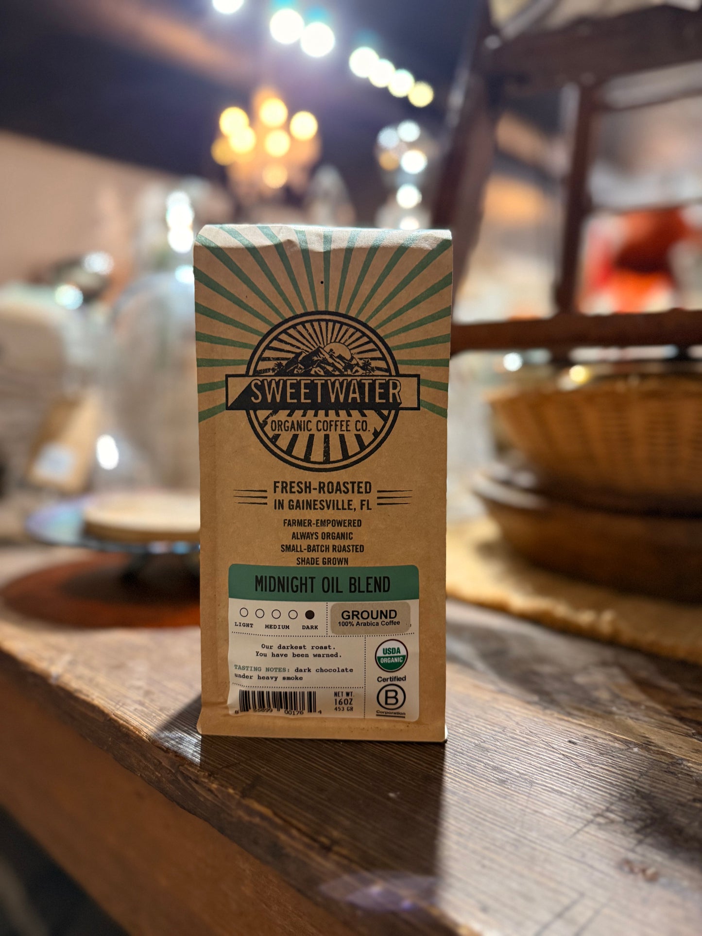 Midnight Oil French Roast FTO Coffee - 1 lb. Ground Drip