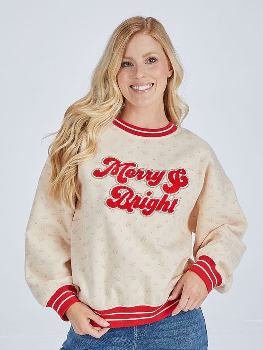 Merry & Bright Varsity Crew by Simply Southern