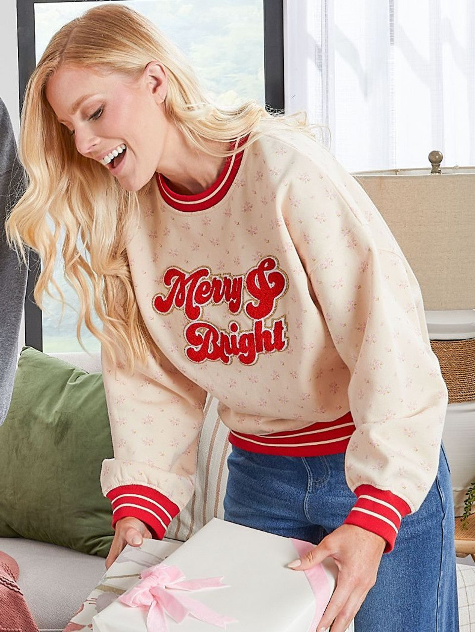 Merry & Bright Varsity Crew by Simply Southern