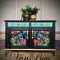 Peacock Mint Decoupage Paper