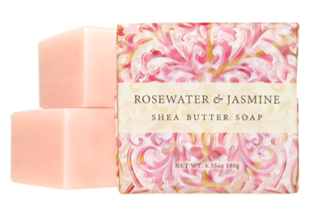 Rosewater Jasmine— 6oz Square Soap
