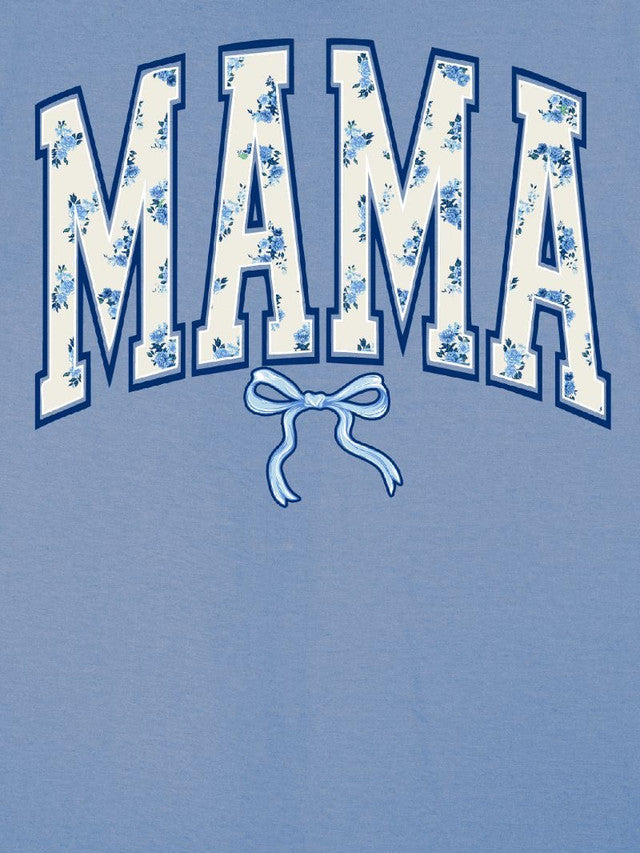 MAMA Carolina Short Sleeve Tee Vintage Blue XXL
