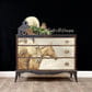 Sepia Horses Mint Decoupage Paper