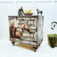 Sepia Horses Mint Decoupage Paper