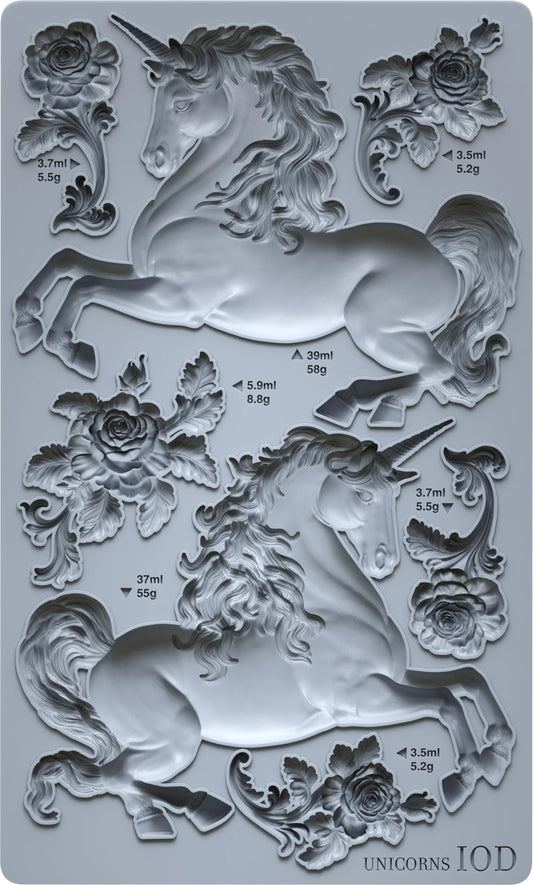 Unicorns 6x10 IOD Mould