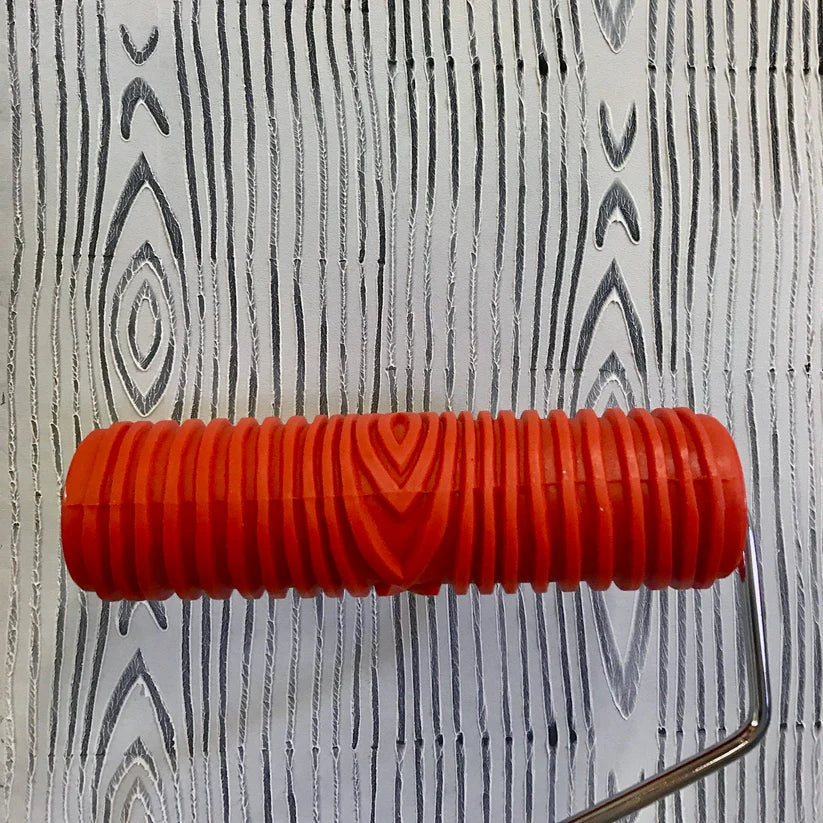 Decorative Art Roller Wood Grain